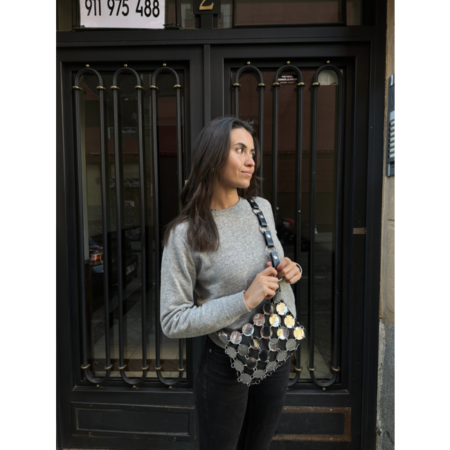 MAS1 Ch Steel + Black Innerbag + Circles Chain