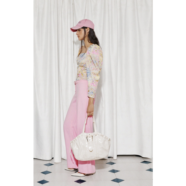 Laagam Beso Linen Pants Pink