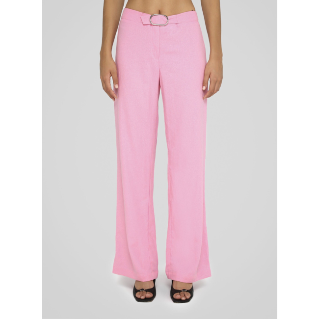 Laagam Beso Linen Pants Pink