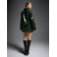 Laagam Lena Faux Leather Jacket Green