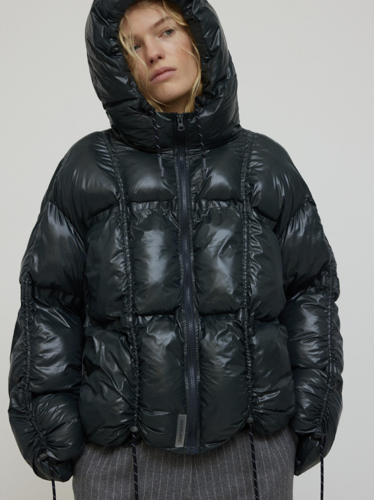 Hosbjerg Paris Puffer Dark Grey / Dark Green - Muze the Store