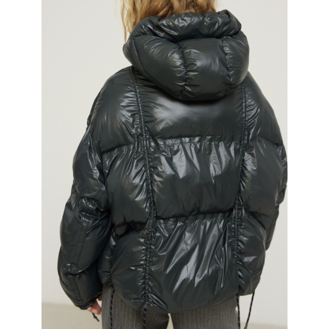 Hosbjerg Paris Puffer Dark Grey / Dark Green