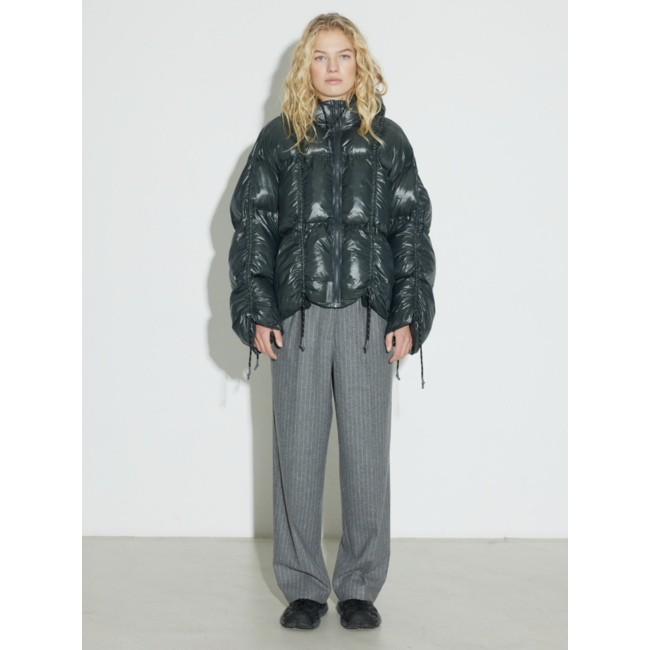 Hosbjerg Paris Puffer Dark Grey / Dark Green