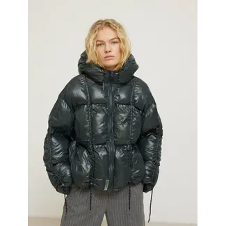 Hosbjerg Paris Puffer Dark Grey / Dark Green