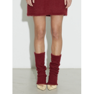 Hosbjerg Pearl Knit Warmers Bordeaux
