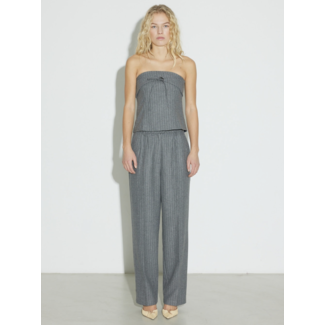 Hosbjerg Pipa Pants Light Grey Pinstripe
