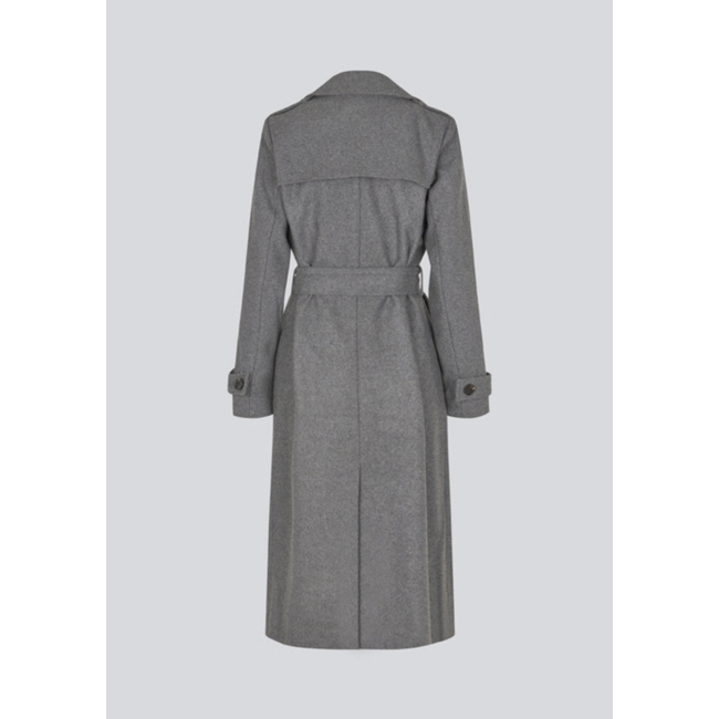 Modström ShayMD Coat Dark Grey Melange