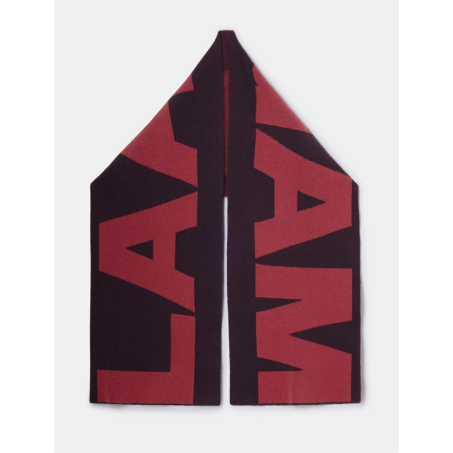 Laagam Damson Plum Logo Scarf