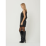 House of Sunny The Mini Satin Shift Dress Black