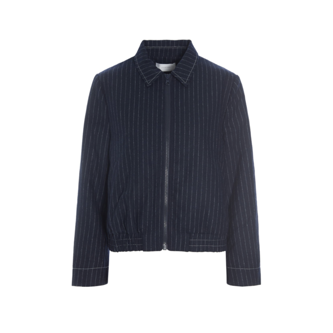 Hosbjerg Rasmine Jacket Dark Blue Pinstripe