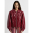 Laagam Cupido Faux Leather Jacket Red