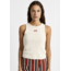 Laagam Embroidered Logo Tank Top Ecru