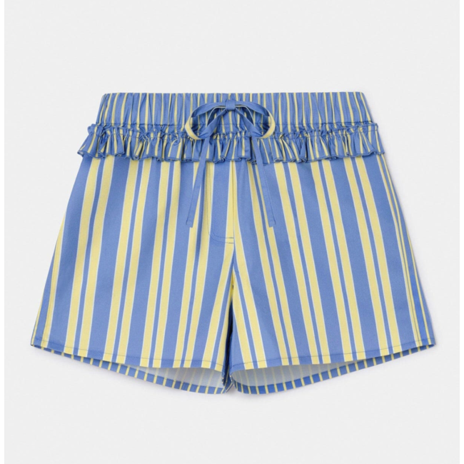 Laagam Caos Poplin Boxer Pants Blue / Yellow