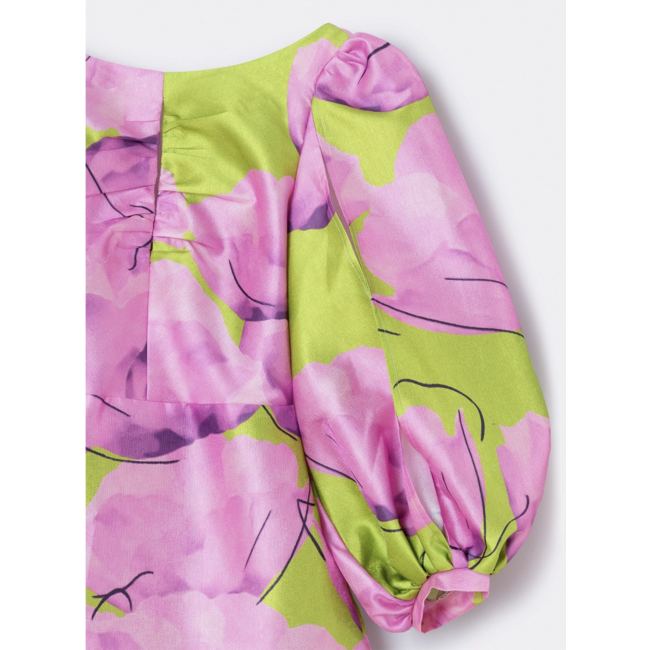 Laagam Liza Fleur Papaver Short Dresss