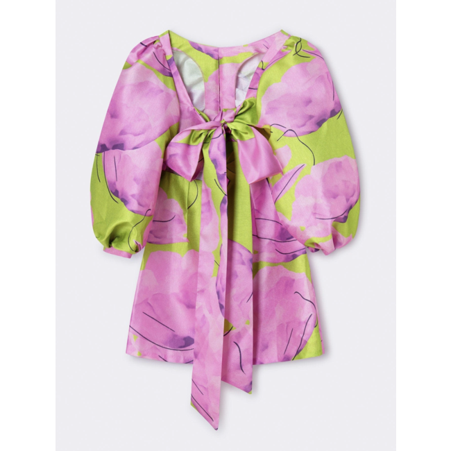 Laagam Liza Fleur Papaver Short Dresss