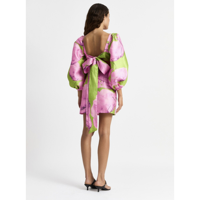 Laagam Liza Fleur Papaver Short Dresss