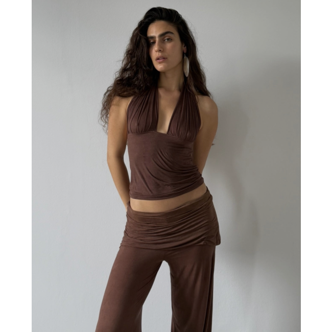Susmie's Isabela Top Brown