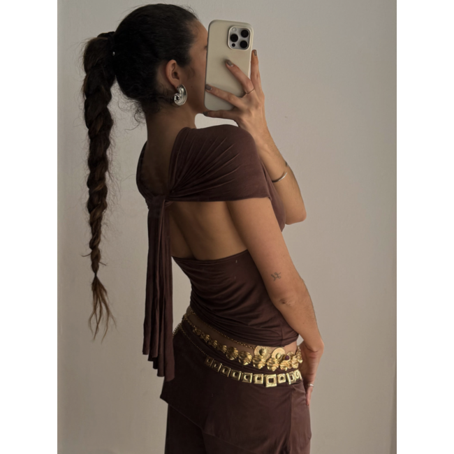 Susmie's Isabela Top Brown