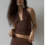 Susmie's Isabela Top Brown