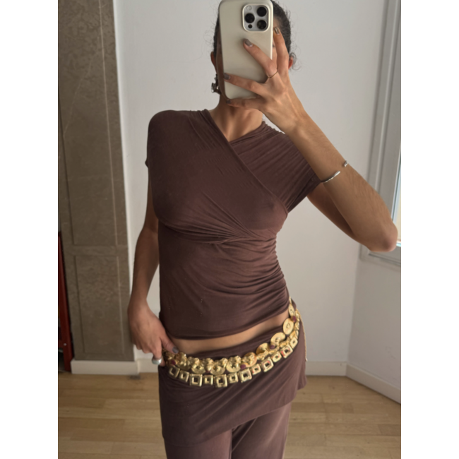 Susmie's Isabela Top Brown