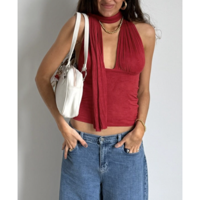 Susmie's Isabela Top Red