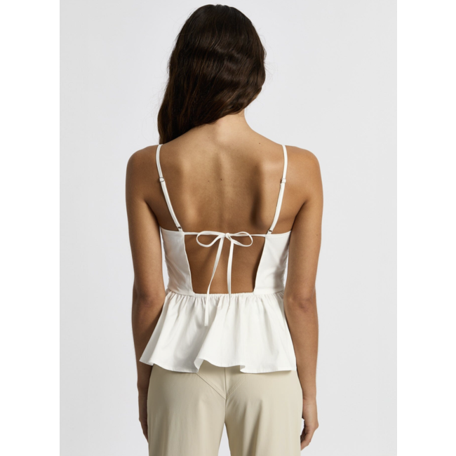 Laagam Matilda Rushed Top White