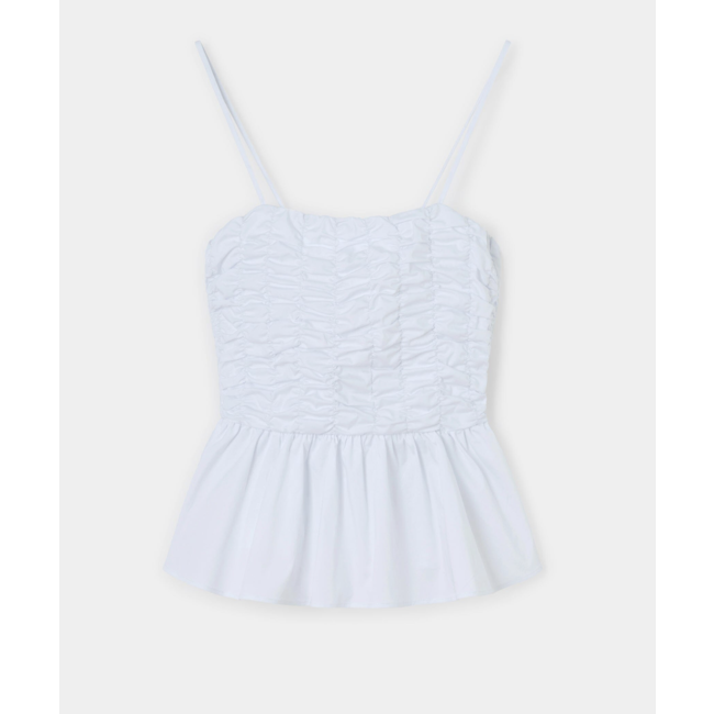 Laagam Matilda Rushed Top White