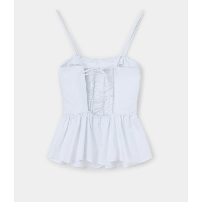 Laagam Matilda Rushed Top White