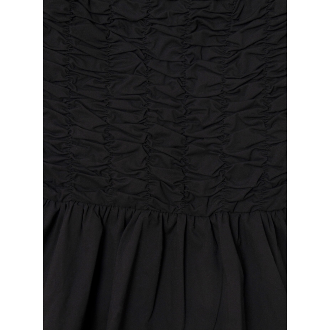 Laagam Matilda Rushed Top Black