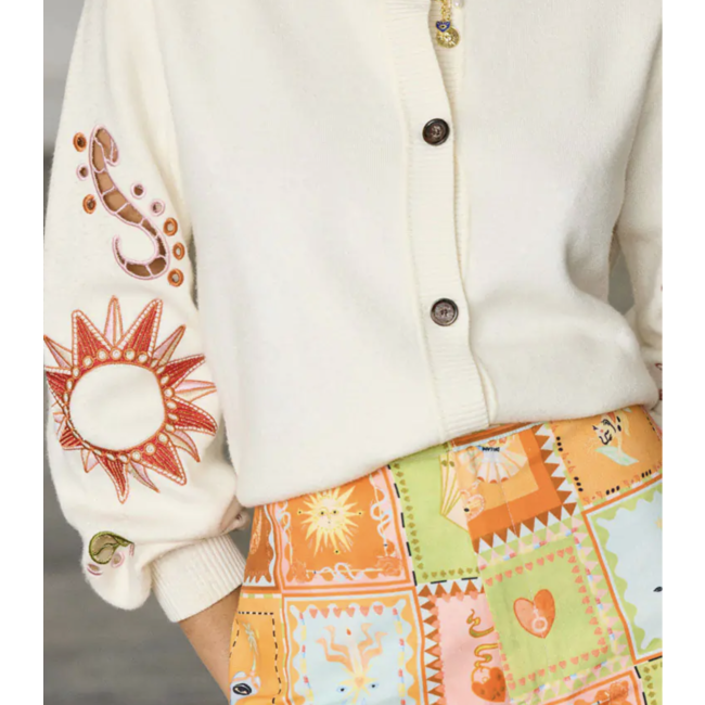 Never Fully Dressed Enchanted Cardigan Cream