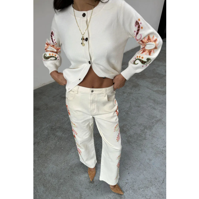 Never Fully Dressed Enchanted Cardigan Cream