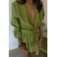 Stud Mini Vienna Dress Lime