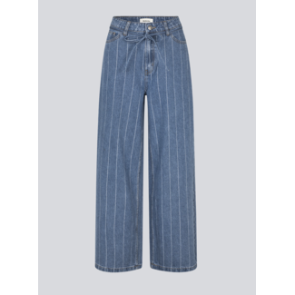 Modström IsoldeMD Jacquard Pants Blue Stripe
