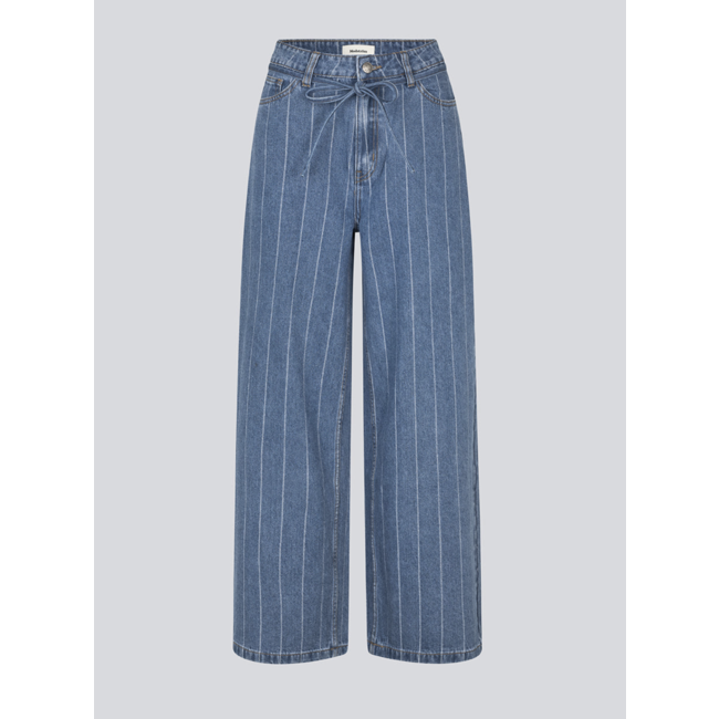 Modström IsoldeMD Jacquard Pants Blue Stripe