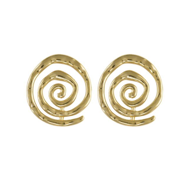 Susmie's Twirl Earrings Gold
