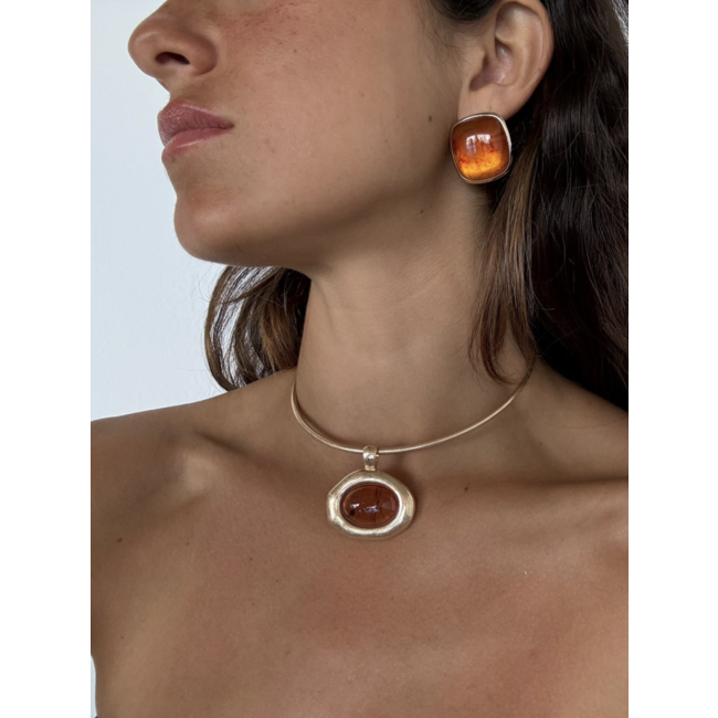 Susmie's Alba Necklace Ambar Gold