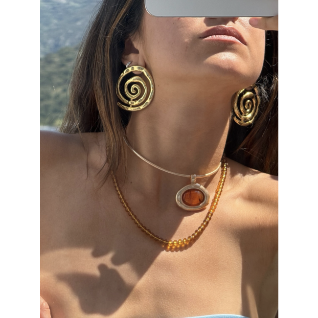 Susmie's Alba Necklace Ambar Gold