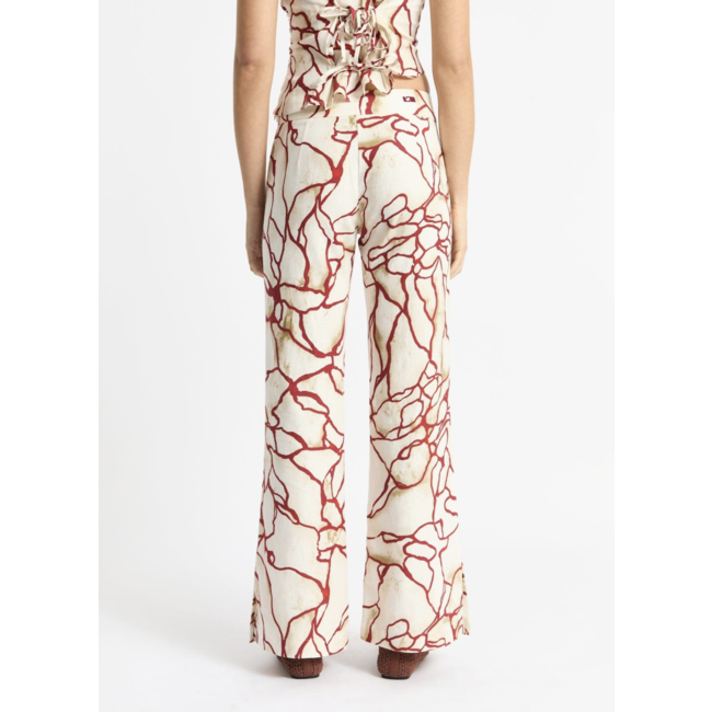 Laagam Nikita Marble Linen Pants