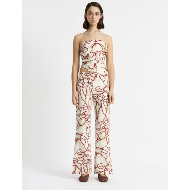 Laagam Nikita Marble Linen Pants
