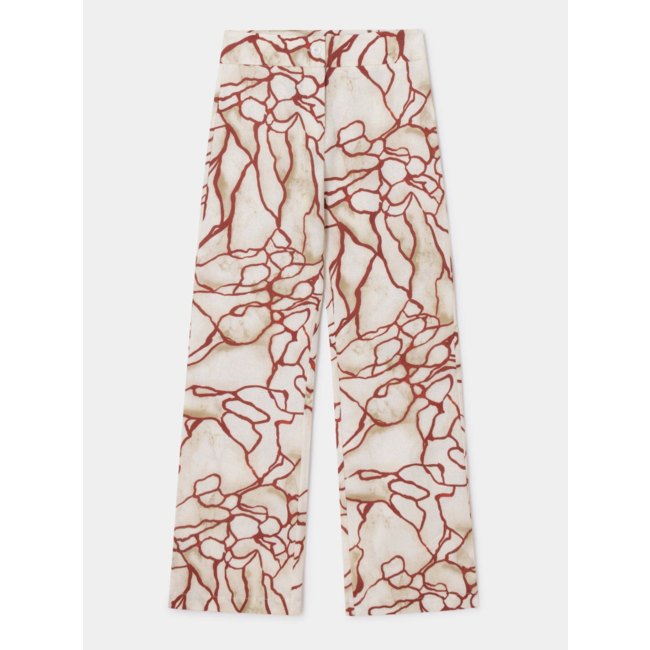 Laagam Nikita Marble Linen Pants
