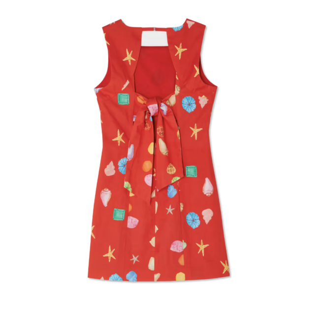 Never Fully Dressed Shell Ioana Mini Dress Red