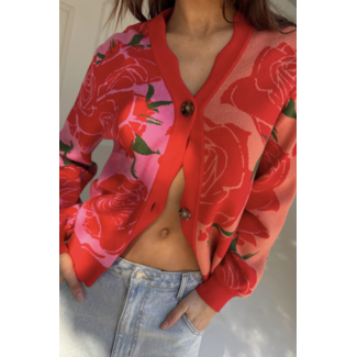 Never Fully Dressed Forrest Cardigan Rosa