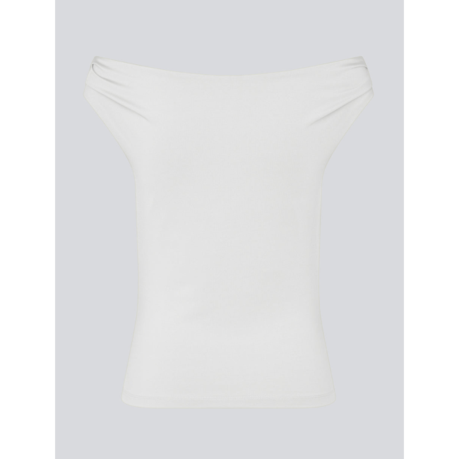 Modström HimaMD Off-shoulder Top Soft White