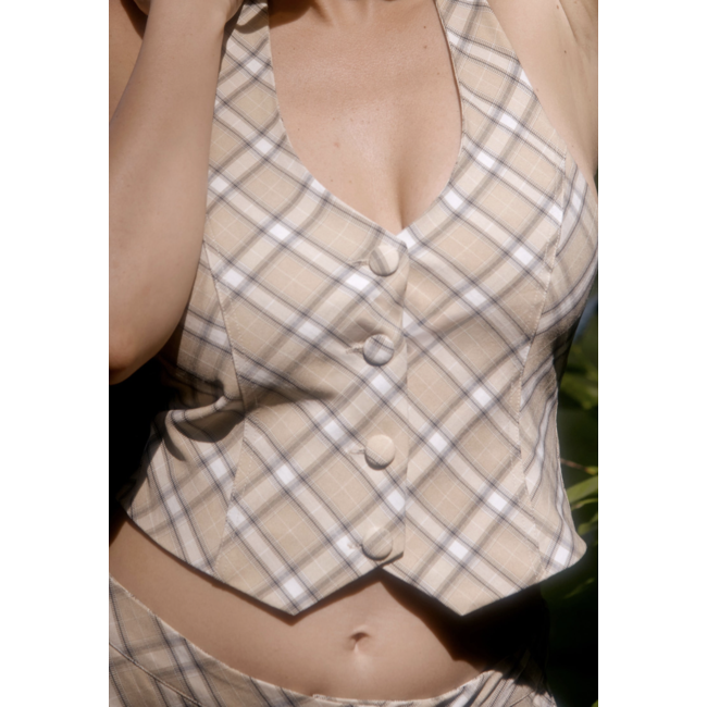 House of Sunny Sloane Waistcoat Check