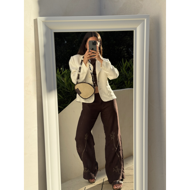 MAS1 Trotter Raffia + Plain Chain + Circle Chain