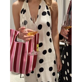 MOSJ Atelier Cherry Bucket Bag Pink