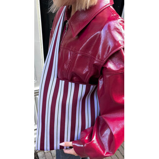 MOSJ Atelier PRE ORDER The Burgundy Boxer Crossbody Bag