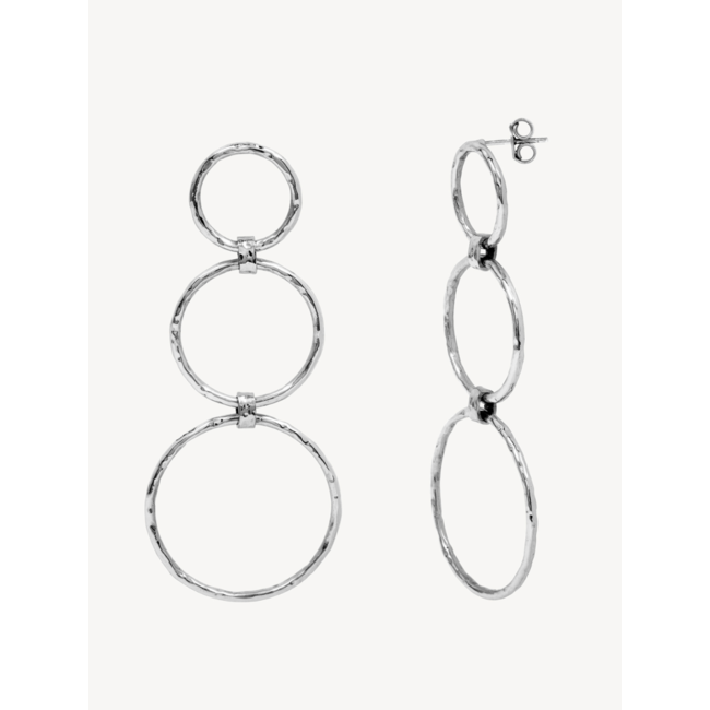 MONCOLLIER Mars Earrings Silver