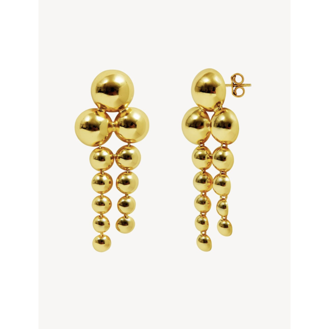 MONCOLLIER Niagara Earrings Gold