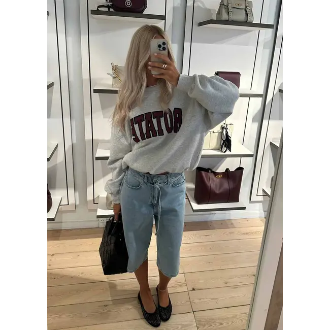 Modström IsoldeMD Long Shorts Light Blue Wash